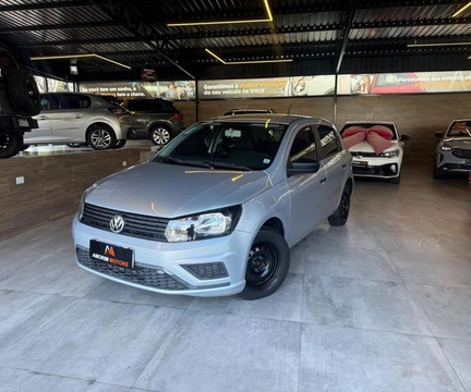 Volkswagen Gol 1000 Mi 16V/ Ouro 2p 2020 Prata — foto 1 de 3
