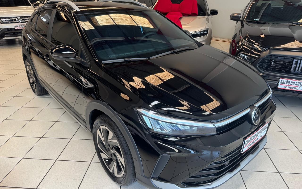 Volkswagen Nivus Highline 1.0 200 TSI Flex Aut. na cor Preto em Londrina / PR - 1007576