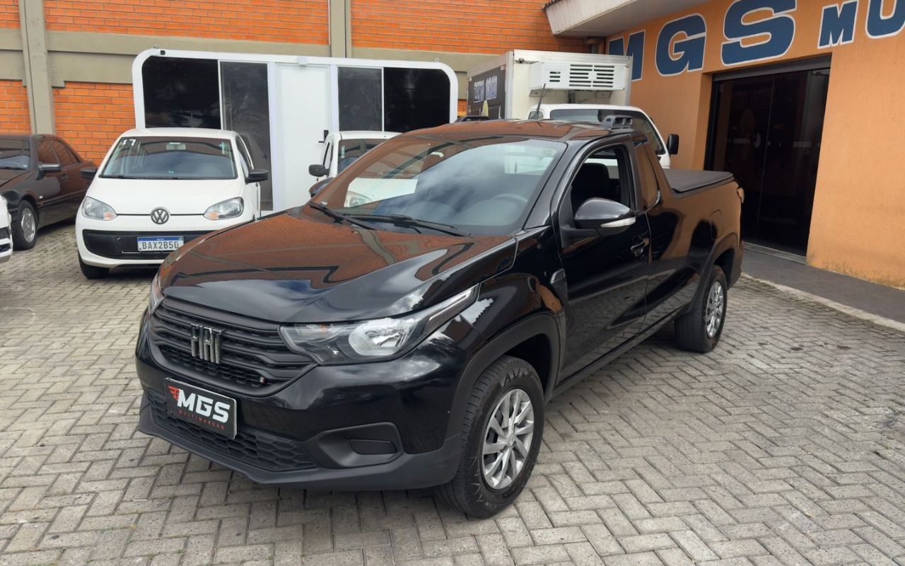 Fiat Strada Freedom 1.3 Flex 8V CS Plus na cor Preto em Curitiba / PR - 1007816