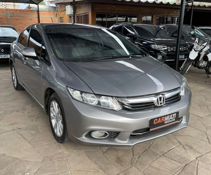 Honda Civic 2014 Cinza — foto 1 de 3