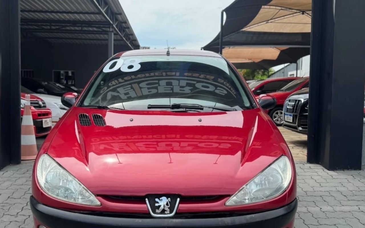 Peugeot 206 Presence 1.4/ 1.4 Flex 8V 3p na cor Vermelho no Canoas / RS - 1020209