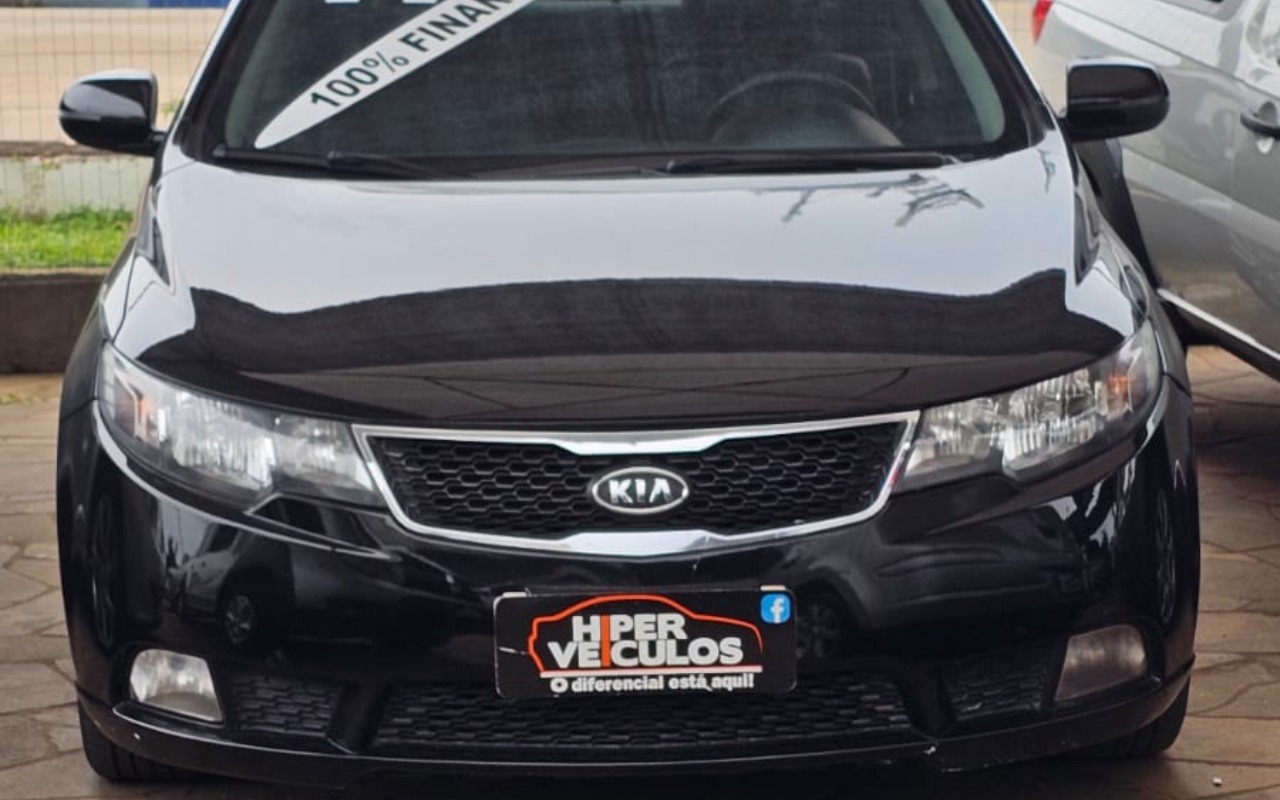 Kia Cerato 1.6 16V Flex Aut. na cor Preto no Canoas / RS - 1020242