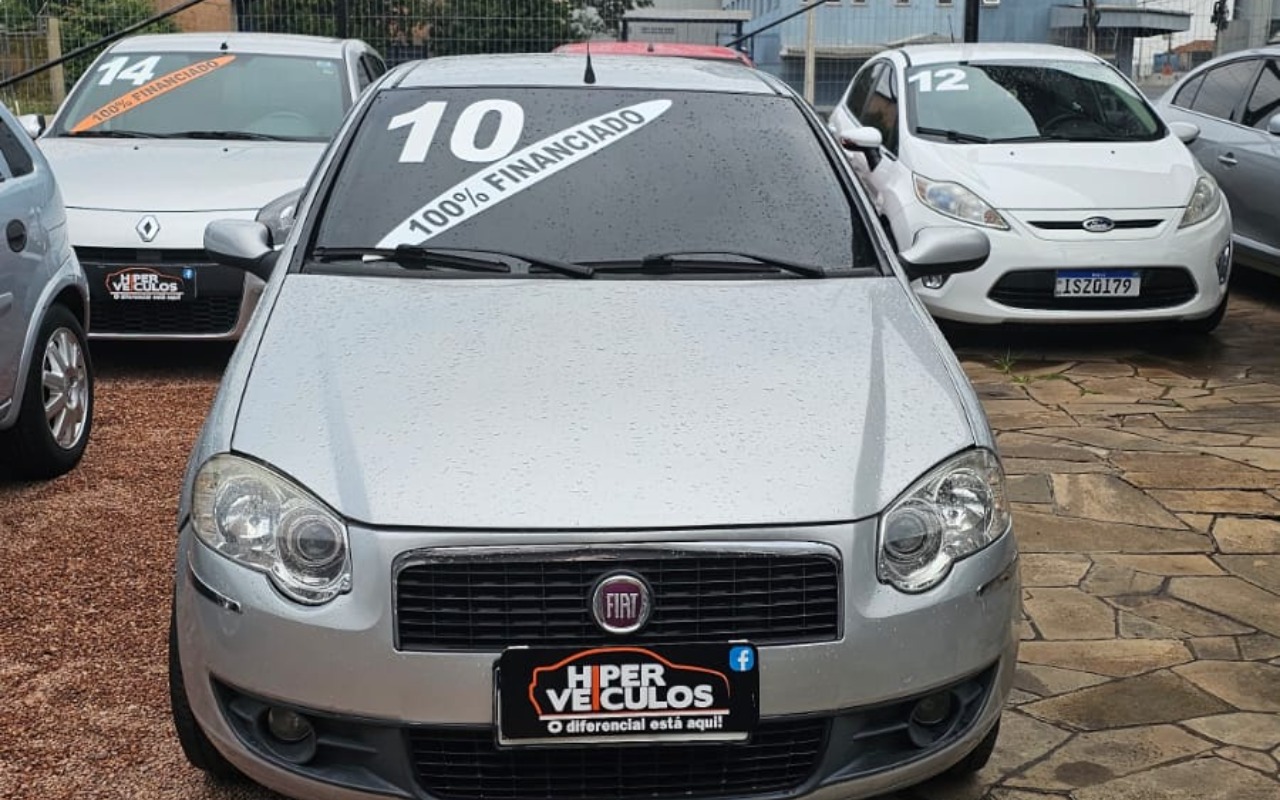 Fiat Siena HLX Dualogic 1.8 mpi Flex 8V 4p na cor Prata no Canoas / RS - 1020301