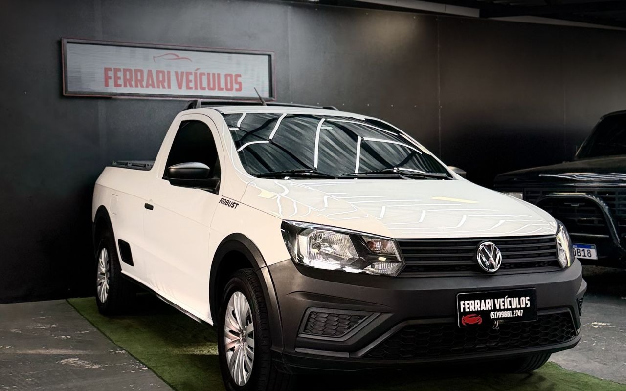 Volkswagen Saveiro Robust 1.6 Total Flex 8V na cor Branco no Canoas / RS - 1022239