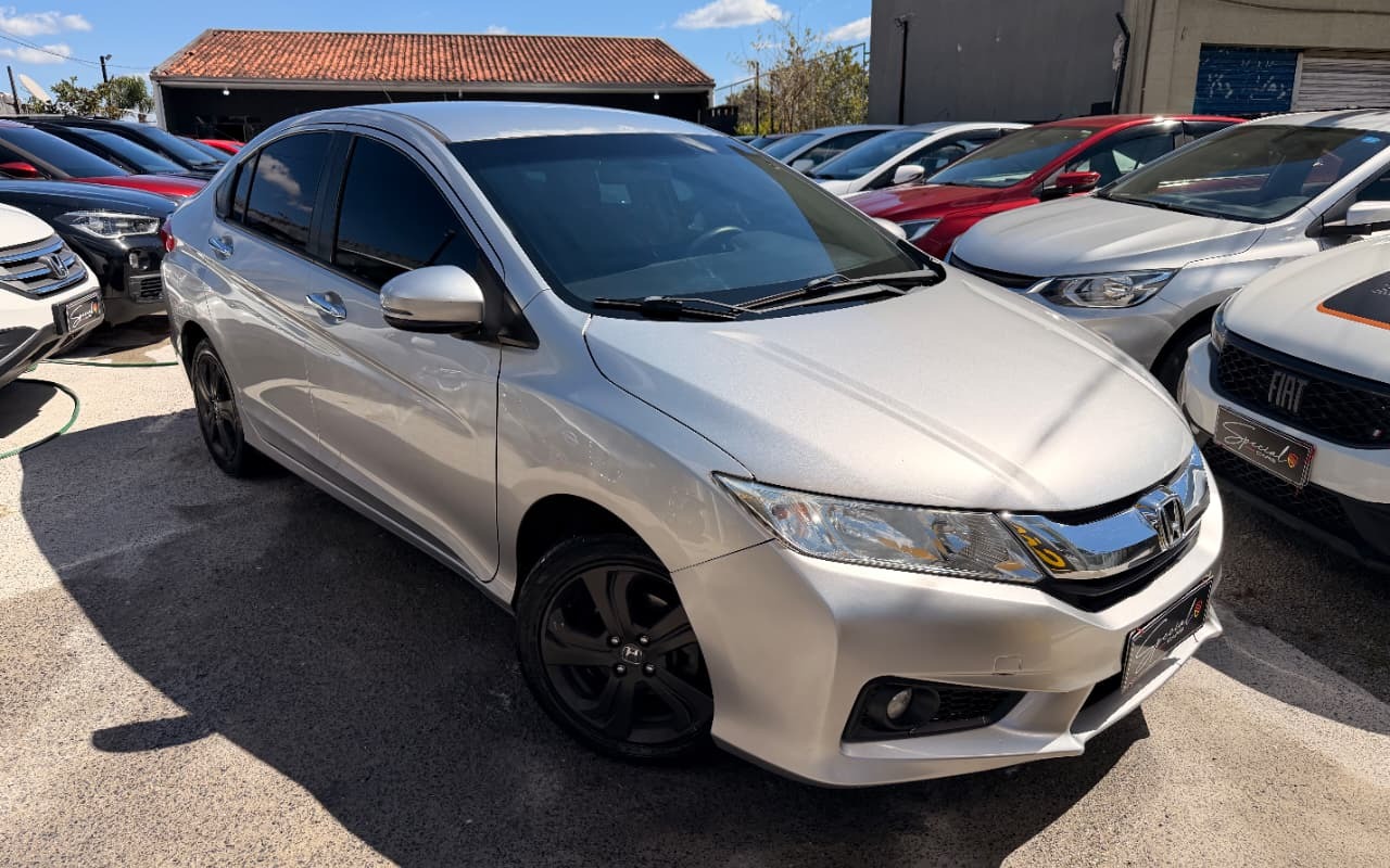 Honda City Sedan EX 1.5 Flex 16V 4p Aut. na cor Prata em Pinhais / PR - 1025111