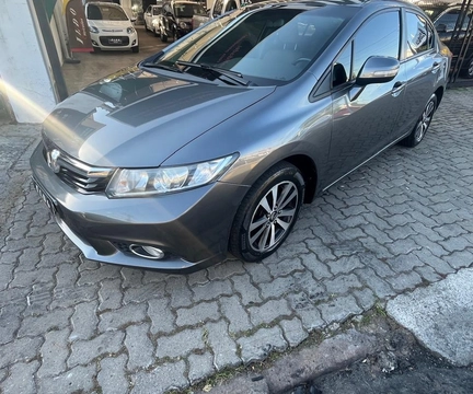 Honda Civic 2014 Cinza — foto 1 de 3