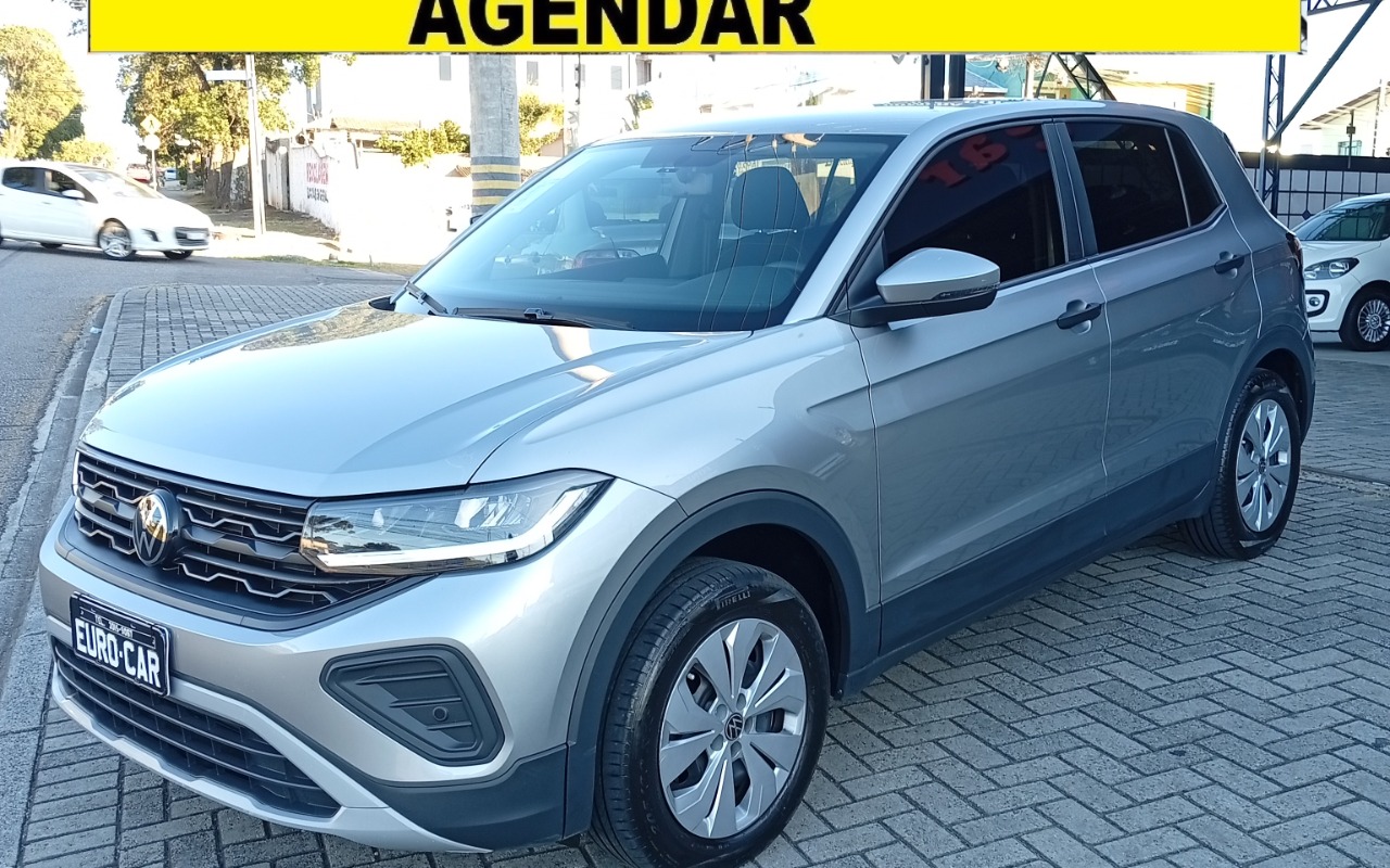 Volkswagen T-Cross Sense 200 TSI 1.0 Flex 5p Aut. na cor Prata em Curitiba / PR - 1028674