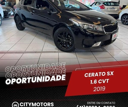 Kia Cerato 1.6 16V Flex Aut. 2019 Preto — foto 1 de 3