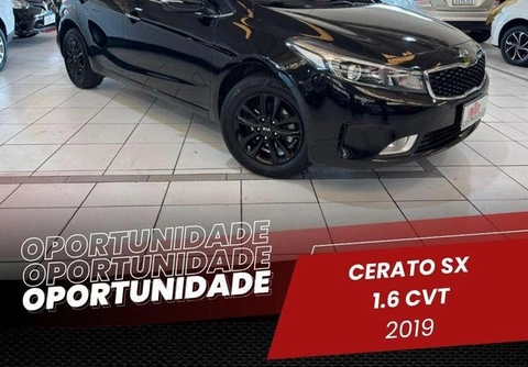 Kia Cerato 1.6 16V Flex Aut. 2019 Preto — foto 1 de 3