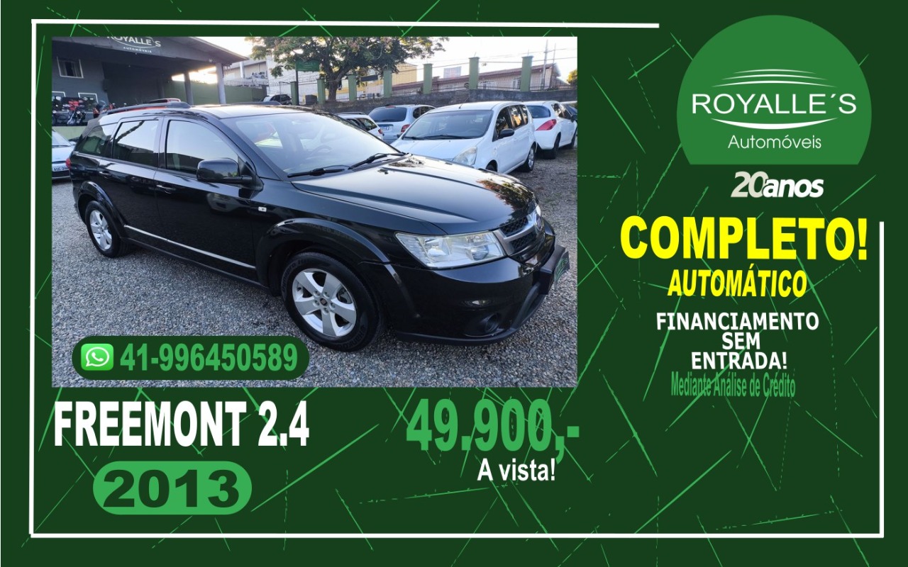 Fiat Freemont EMOT./PRECISION 2.4 16V 5p Aut. na cor Preto em Curitiba / PR - 1028905