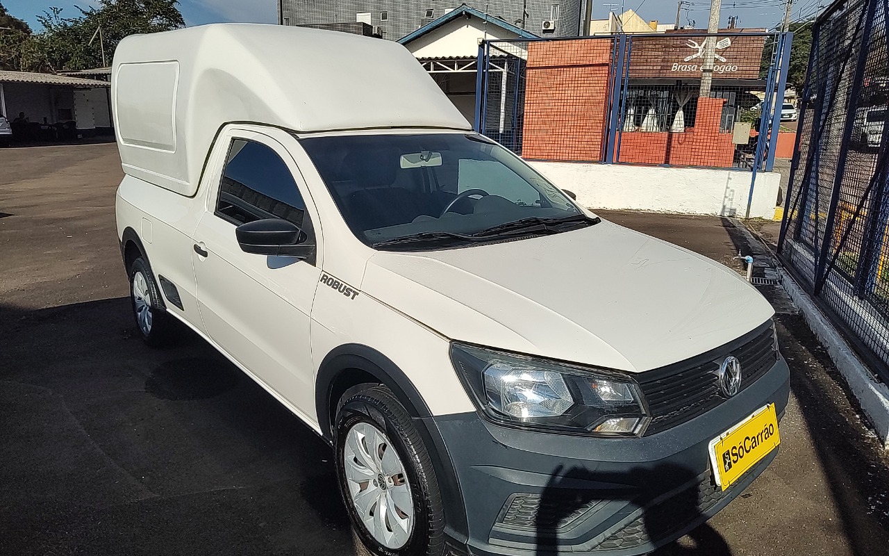 Volkswagen Saveiro Robust 1.6 Total Flex 8V na cor Branco em Curitiba / PR - 1032181