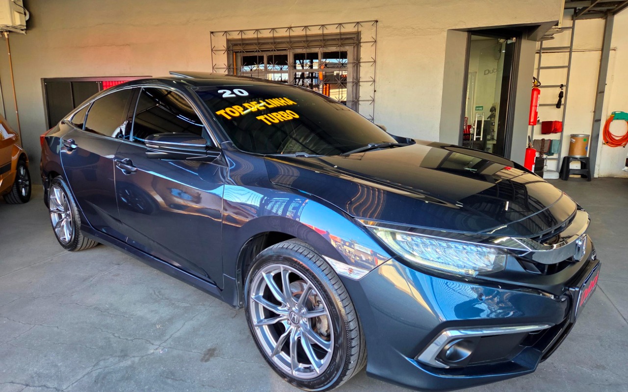 Honda Civic Sedan TOURING 1.5 Turbo 16V Aut.4p na cor Azul no Canoas / RS - 1032636