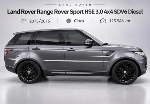 Land Rover Range Rover Sport 2015 Cinza — foto 1 de 3