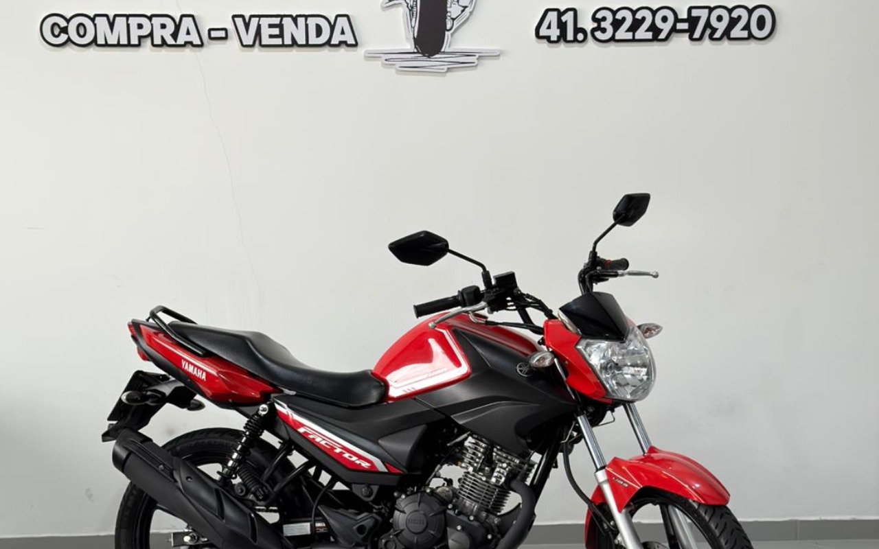 YAMAHA YBR 150 FACTOR ED/FLEX  na cor Vermelho em Curitiba / PR - 1035604