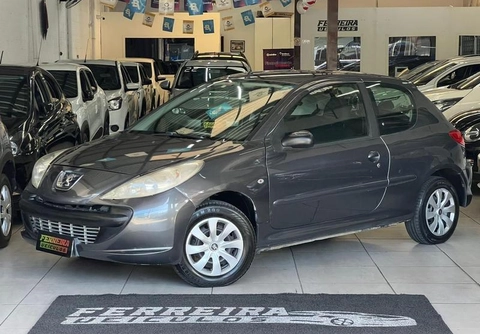Peugeot 207 XR 1.4 Flex 8V 3p 2011 Cinza — foto 1 de 3