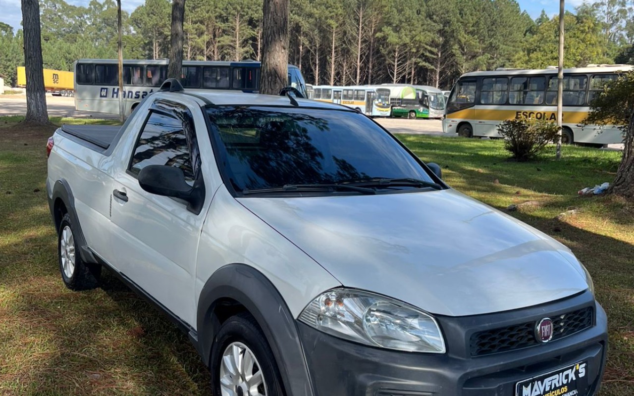 Fiat Strada Working 1.4 mpi Fire Flex 8V CS na cor Branco em Agudos do Sul / PR - 1036349