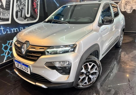 Renault Kwid 2023 Prata — foto 1 de 3