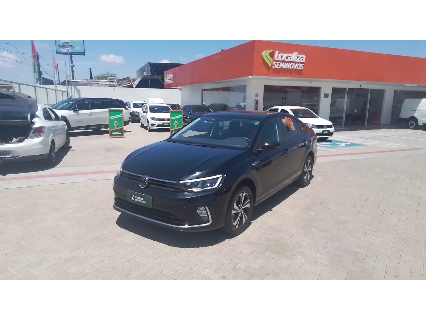 Volkswagen Virtus Exclusive 250TSI 1.4 Flex 16V Aut na cor Preto no São Leopoldo / RS - 11019