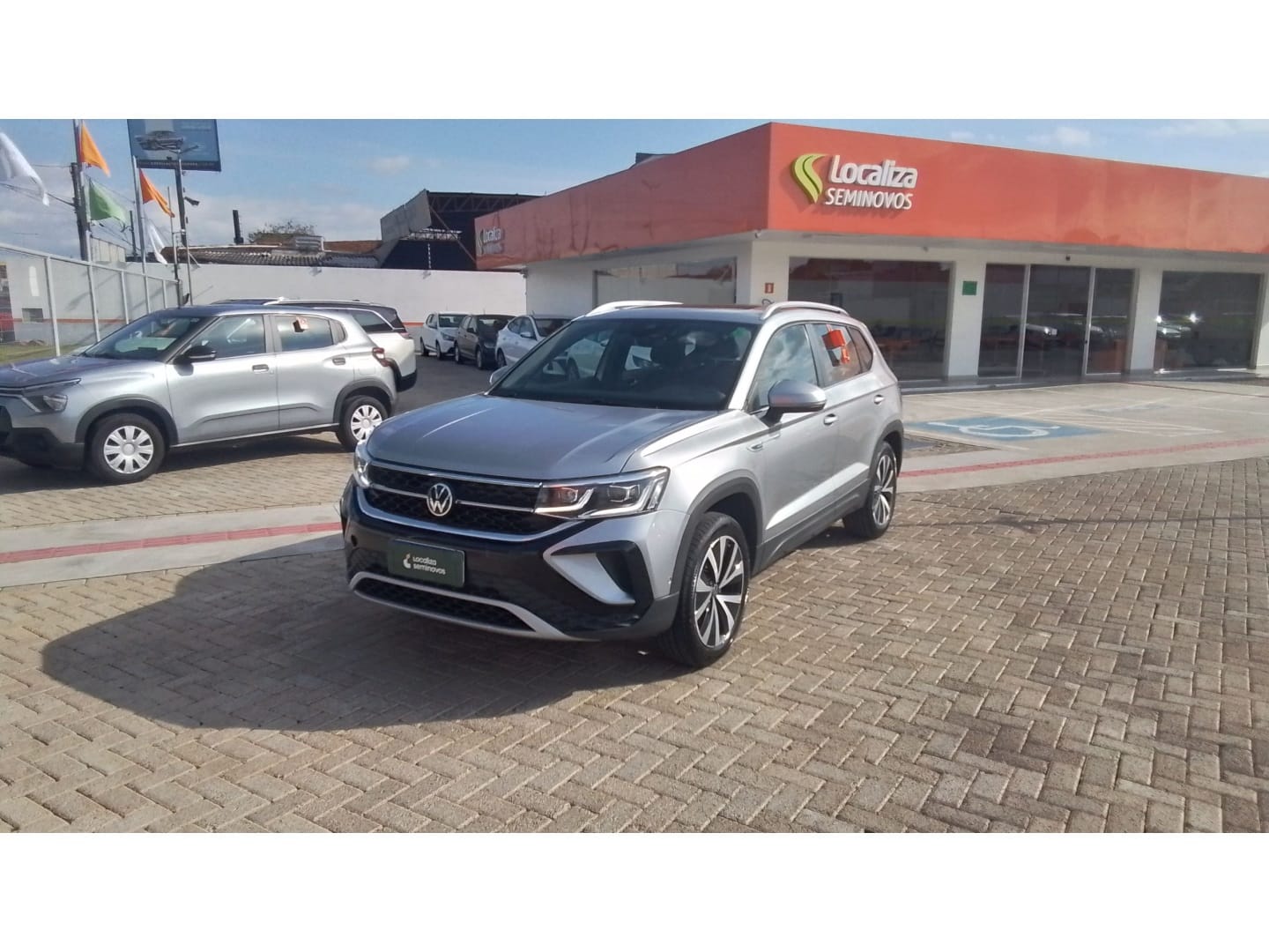 Volkswagen Taos Highline 1.4 250 TSI Flex Aut. na cor Cinza no São Leopoldo / RS - 11051