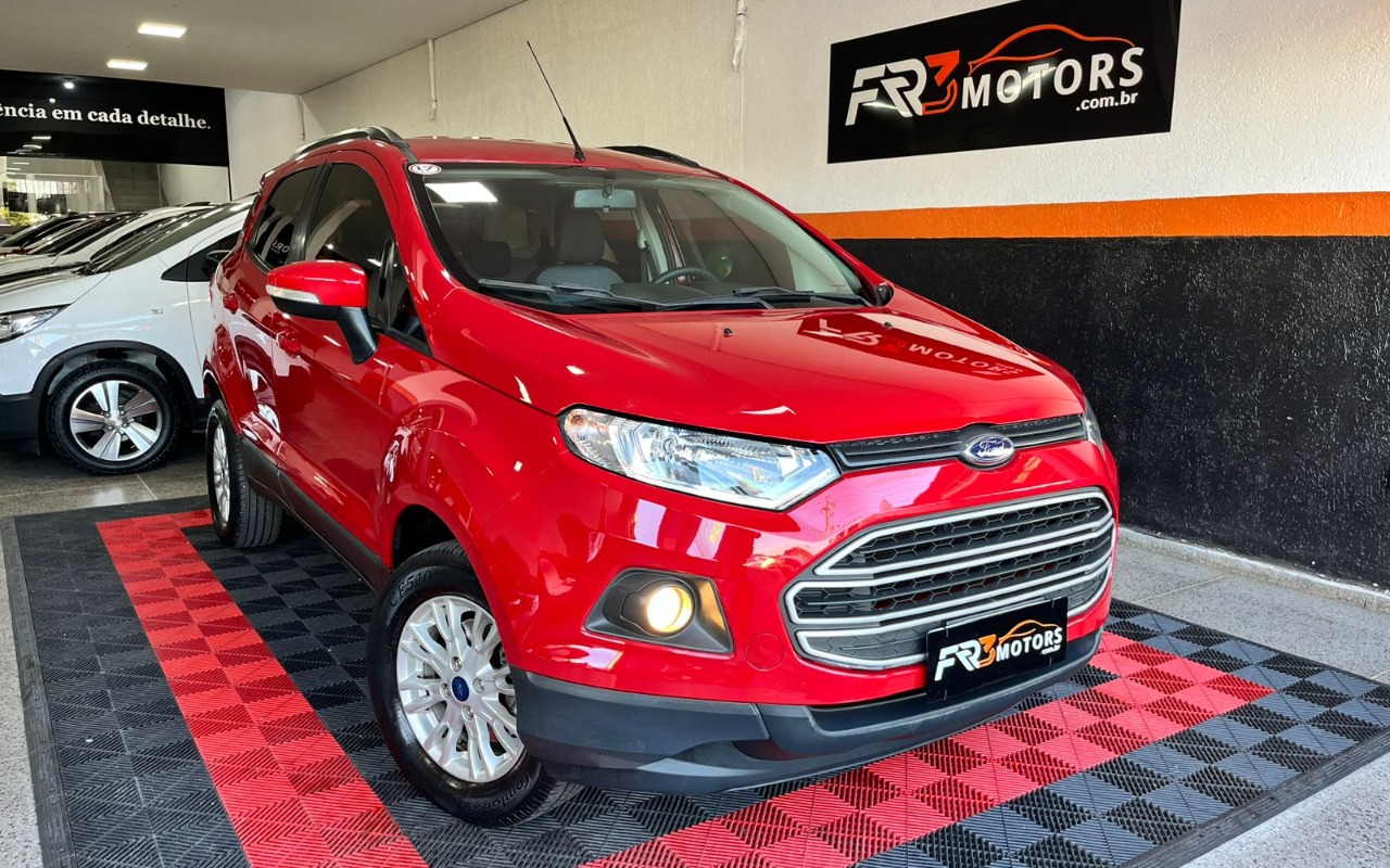 Ford EcoSport SE 1.6 16V Flex 5p Aut. na cor Vermelho no Gravataí / RS - 1108352