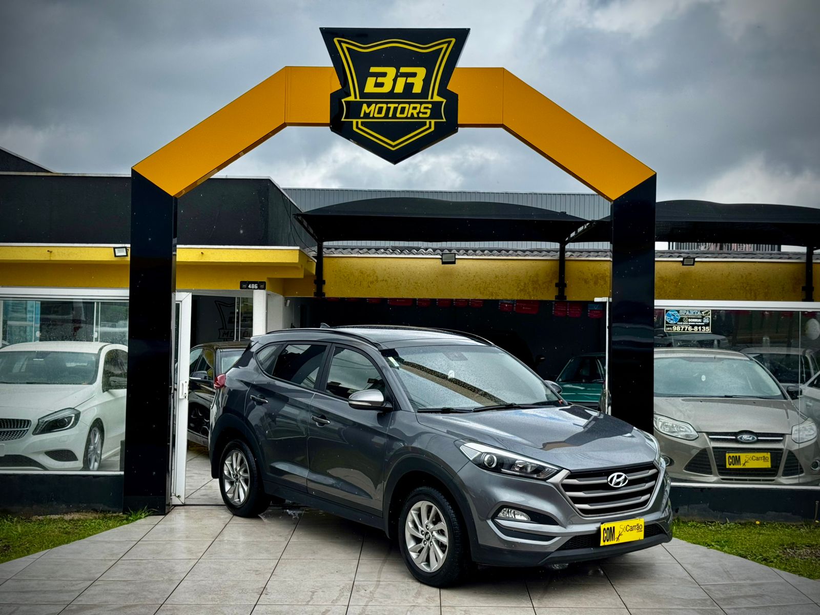 Hyundai Tucson GLS 1.6 Turbo 16V Aut. na cor Marrom em Campina Grande do Sul / PR - 11221