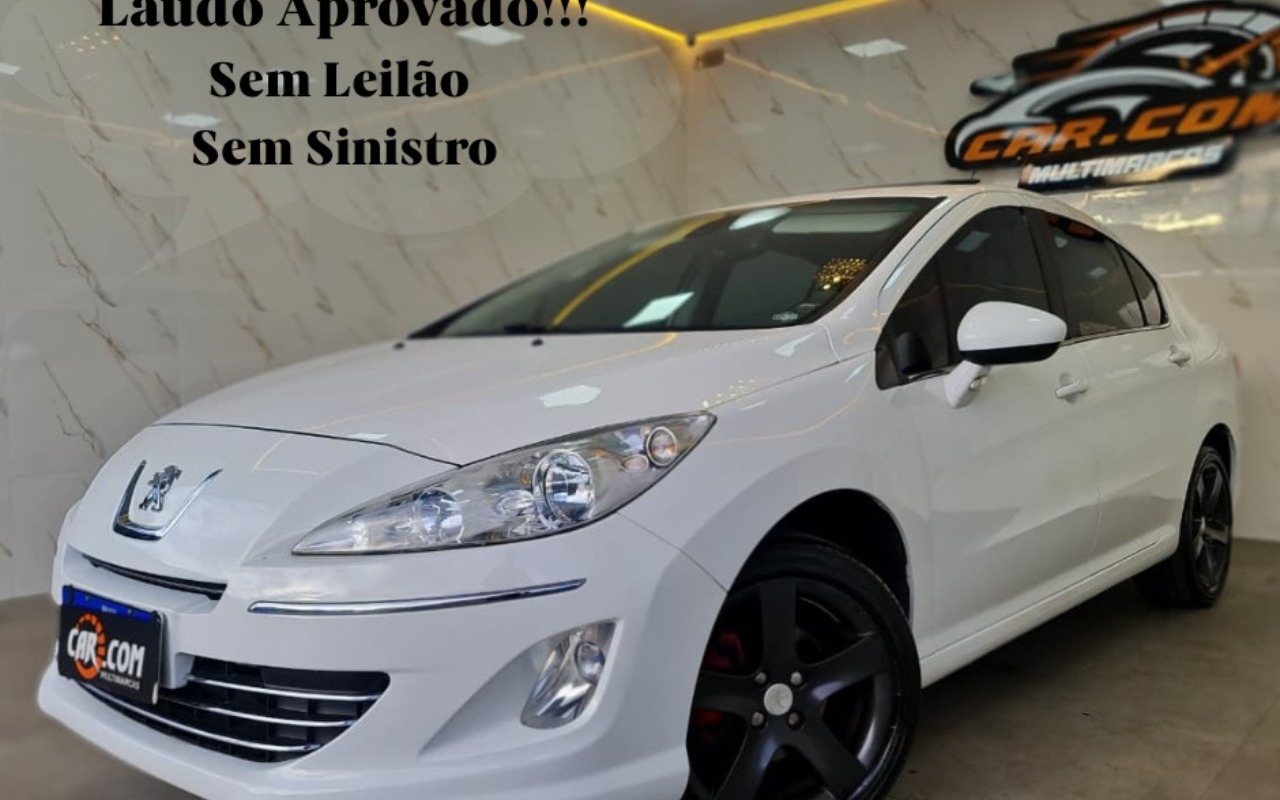 Peugeot 408 Sedan Feline 2.0 Flex 16V 4p Aut. na cor Branco em Curitiba / PR - 1173116