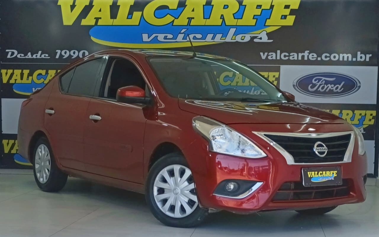 Nissan VERSA S 1.6 16V FlexStart 4p Mec. na cor Vermelho em Campinas / SP - 1206343