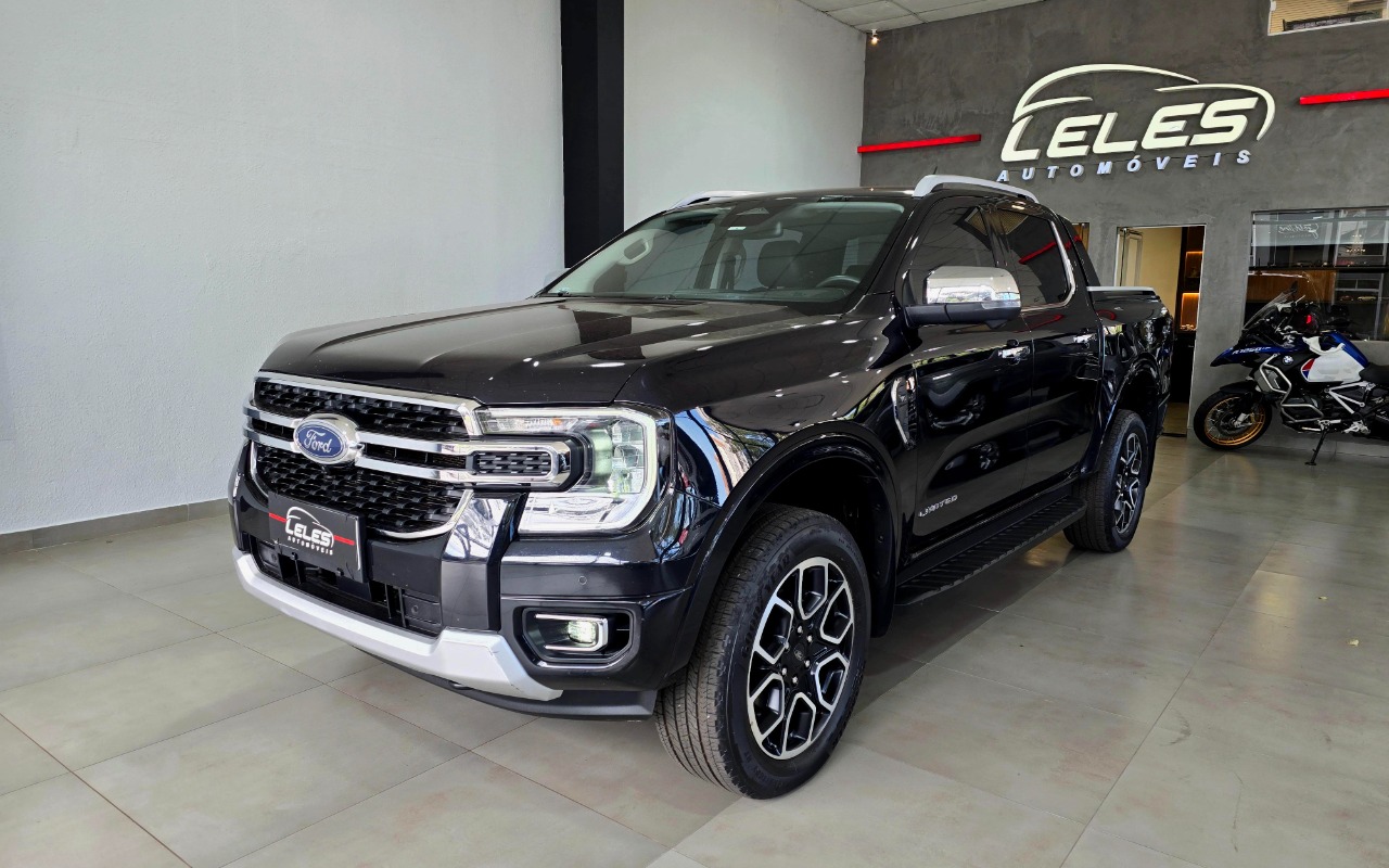 Ford Ranger Limited+ 3.0 V6 4x4 CD TB Die Aut na cor Preto em Maringá / PR - 1297560
