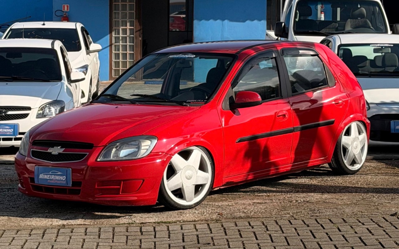 Chevrolet Celta Life/ LS 1.0 MPFI 8V FlexPower 5p na cor Vermelho em Pinhais / PR - 1311661