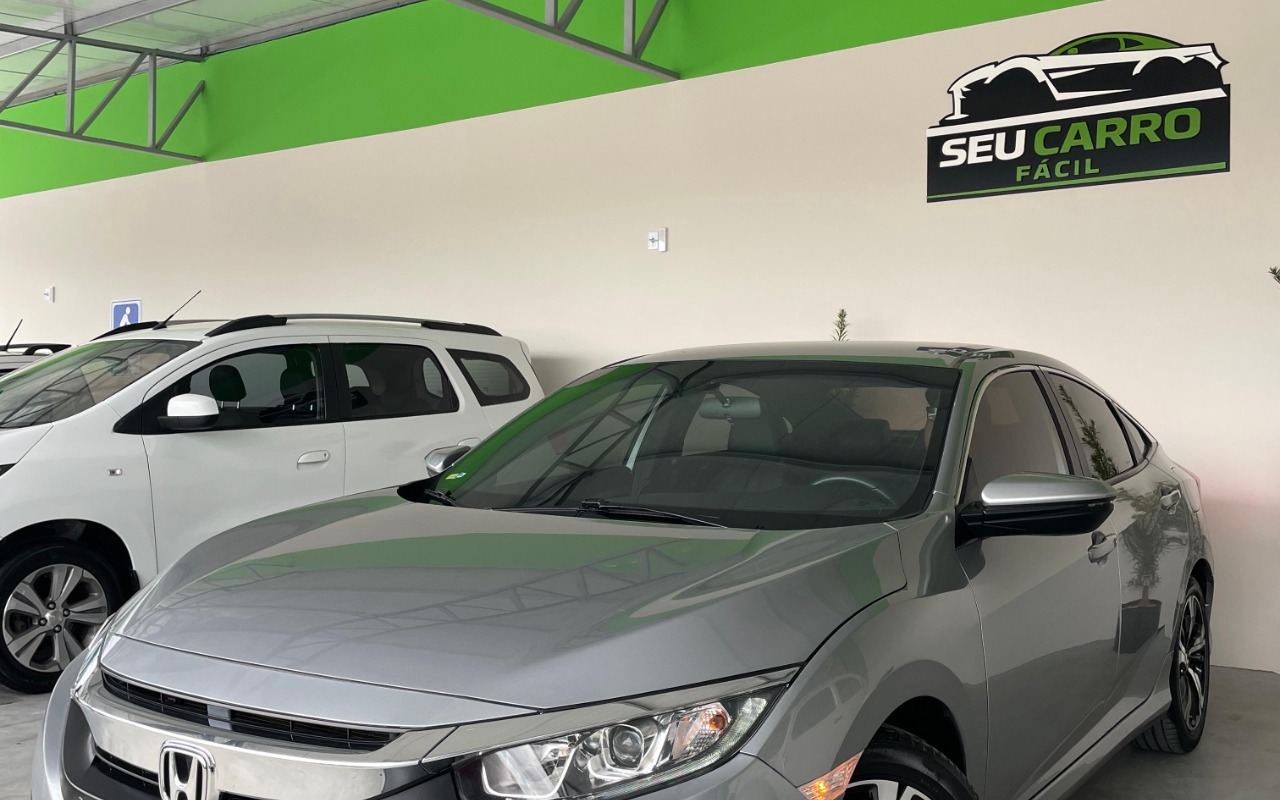 Honda Civic Sedan EXL 2.0 Flex 16V Aut.4p na cor Prata em Joinville / SC - 1325005