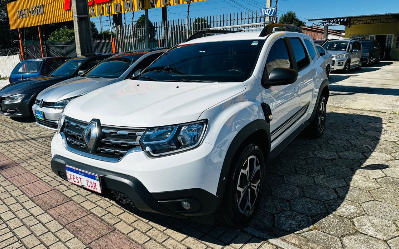 Renault Duster Iconic 1.3 TB 16V Flex Aut. na cor Branco em Pinhais / PR - 1328151