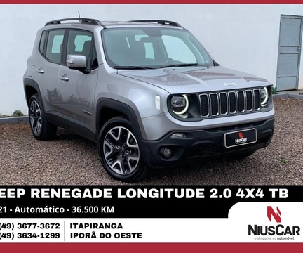 Jeep Renegade 2021 Prata — foto 1 de 3