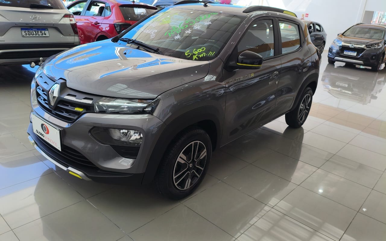 Renault Kwid OUTSIDER 1.0 Flex 12V 5p Mec. na cor Cinza em São José dos Pinhais / PR - 1399575