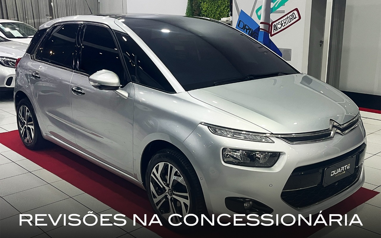 Citroën C4 Picasso Grand Intensive 1.6 TB Aut. na cor Prata no Porto Alegre / RS - 1429190