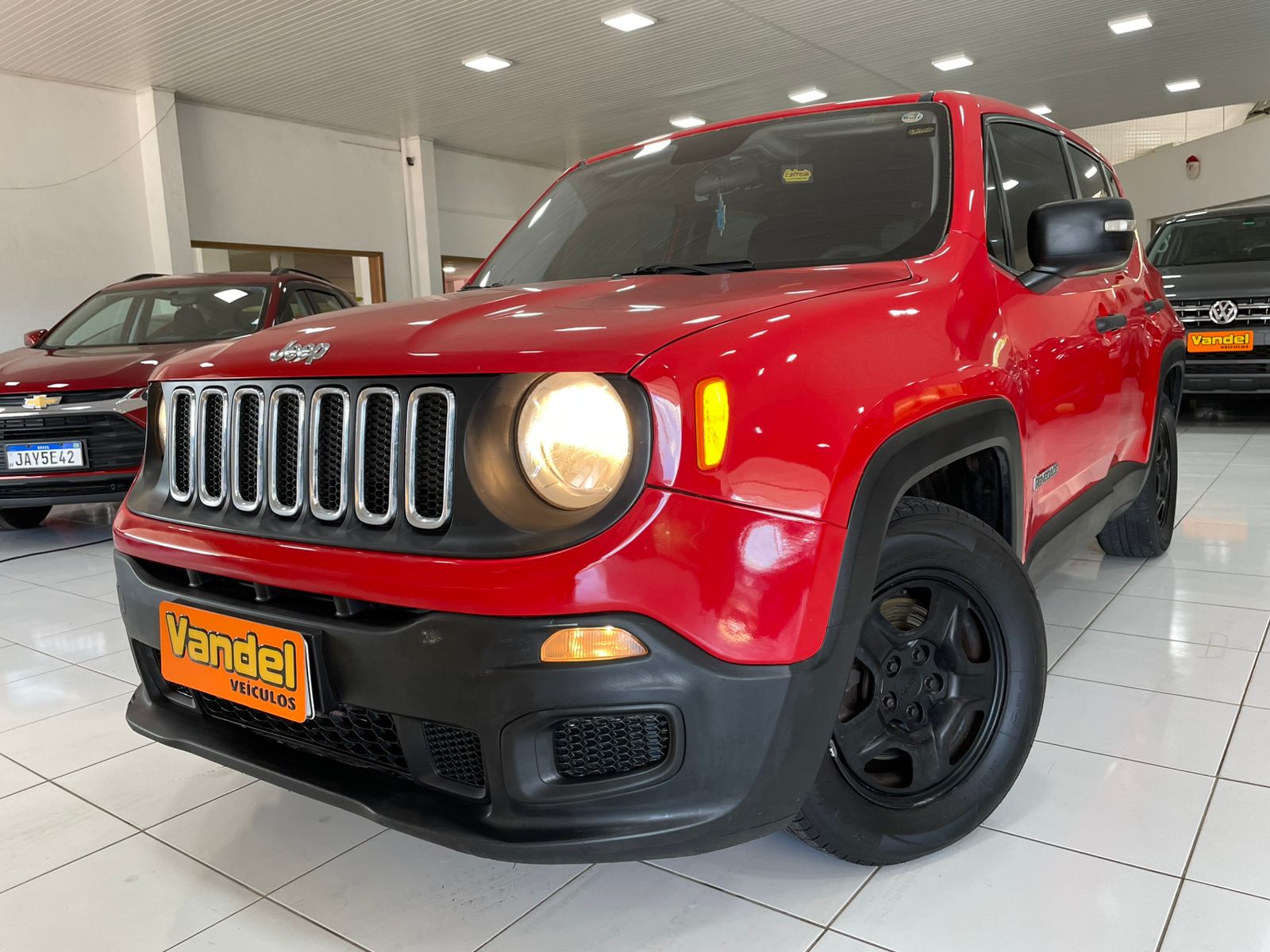 Jeep Renegade 1.8 4x2 Flex 16V Mec. na cor Vermelho no Sapucaia do Sul / RS - 14406