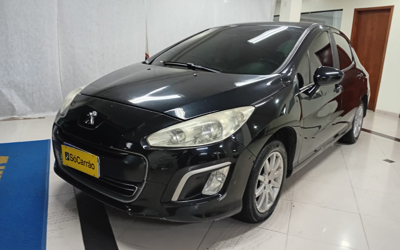 Peugeot 308 Allure 1.6 Flex 16V 5p Mec. na cor Preto em Curitiba / PR - 1478669
