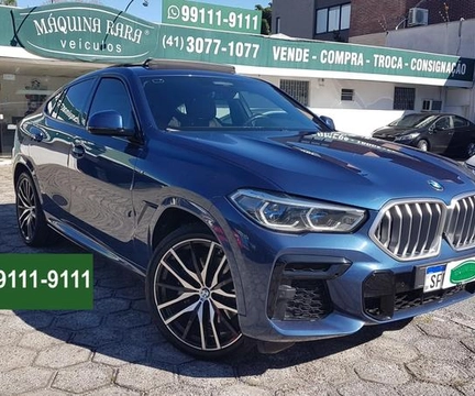 BMW X6 2022 Azul — foto 1 de 3