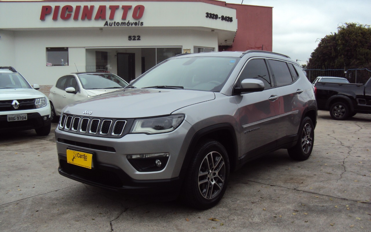 Jeep Compass SPORT 2.0 4x2 Flex 16V Aut. na cor Prata em Curitiba / PR - 1572802