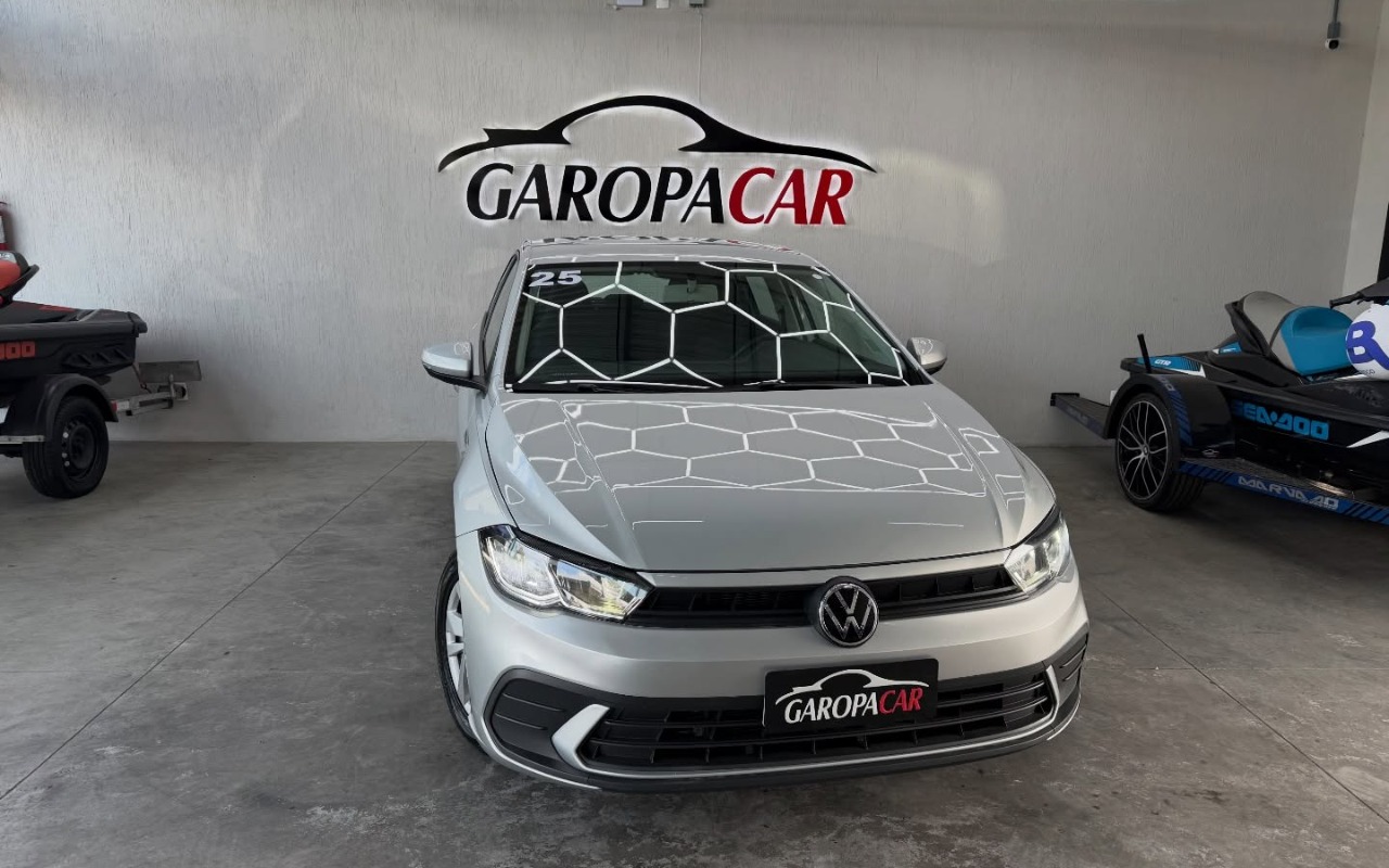 Volkswagen Polo Comfortline TSI 1.0 Flex 12V Aut. na cor Prata em Garopaba / SC - 1600765
