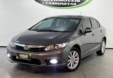 Honda Civic 2014 Cinza — foto 1 de 3