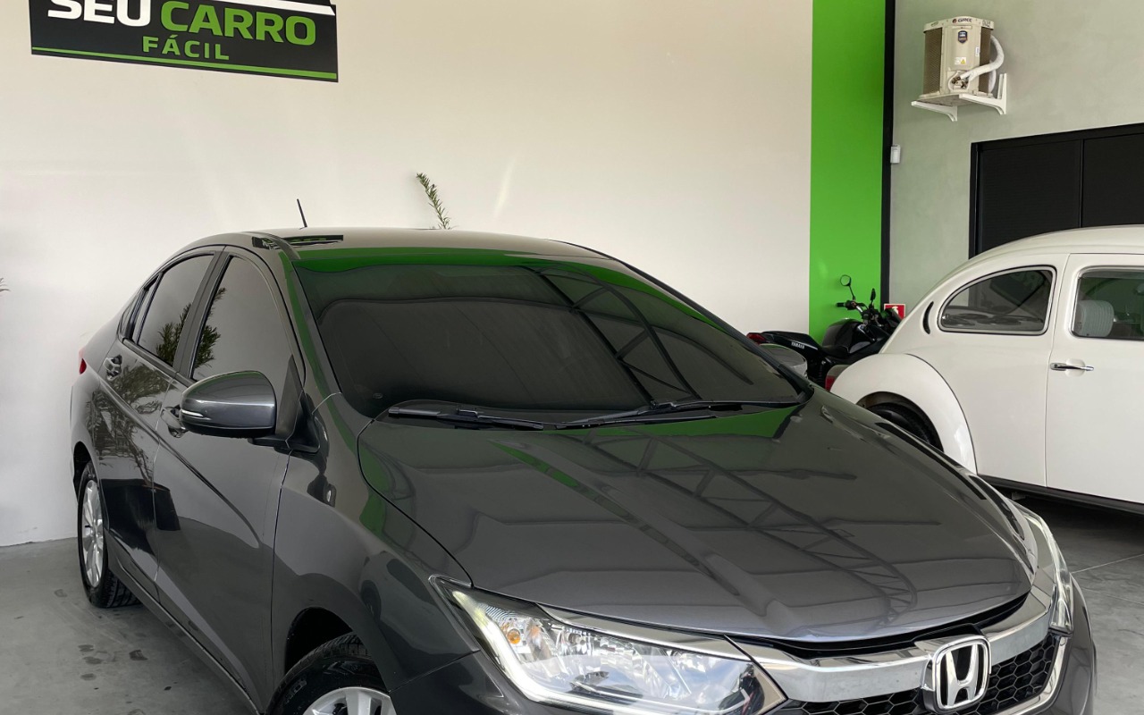 Honda City Sedan Personal 1.5 Flex 16V Aut. na cor Cinza em Joinville / SC - 1610487
