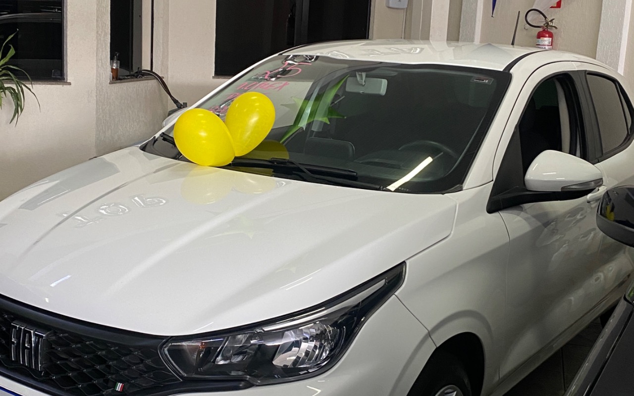 Fiat Argo DRIVE 1.0 6V Flex na cor Branco em Ponta Grossa / PR - 1668013