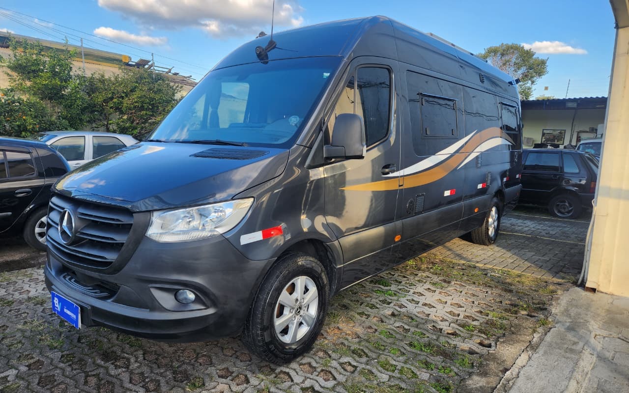 Mercedes-Benz Sprinter 416 Furgão E.L. T. A. 2.2 Dies. na cor Cinza em Curitiba / PR - 1668945