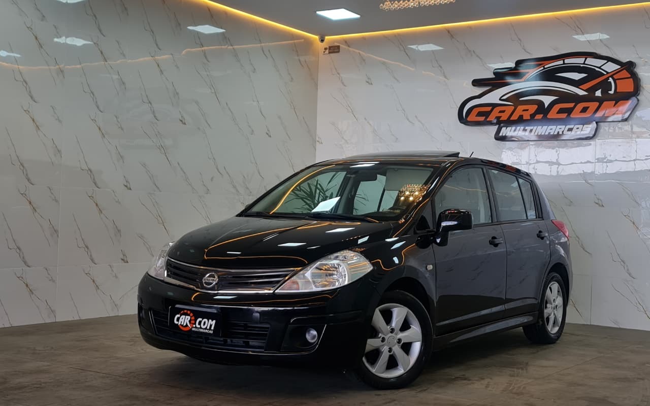 Nissan TIIDA SL 1.8/1.8 Flex 16V Aut. na cor Preto em Curitiba / PR - 1671032