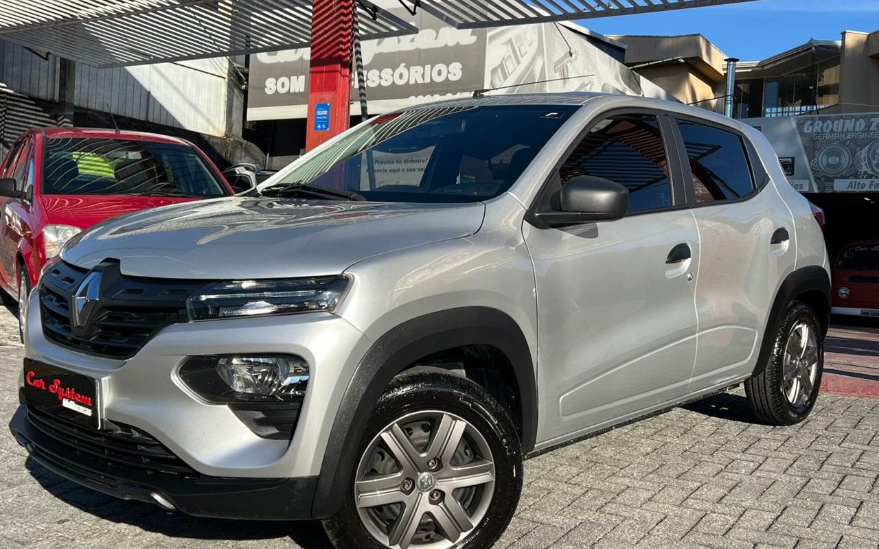 Renault Kwid Zen 1.0 Flex 12V 5p Mec. na cor Prata em Curitiba / PR - 1676589