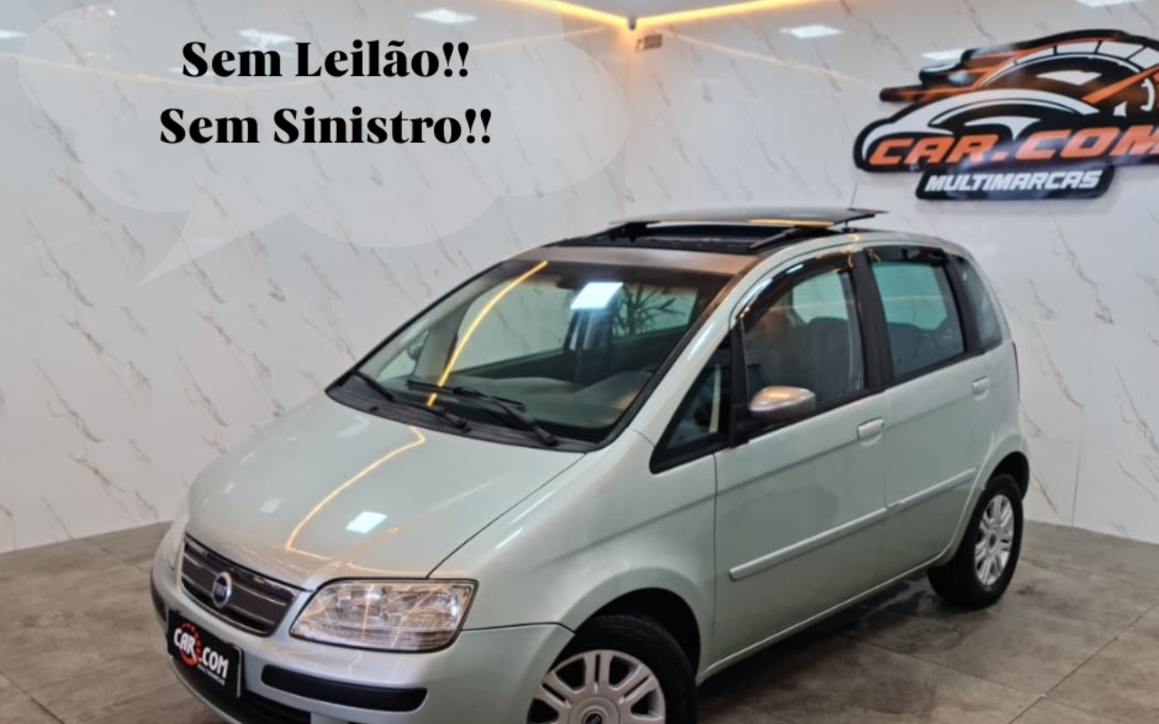 Fiat Idea ELX 1.4 mpi Fire Flex 8V 5p na cor Verde em Curitiba / PR - 1730565