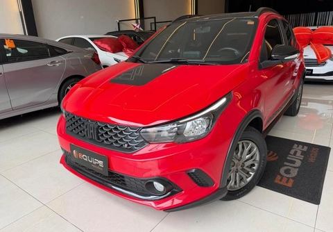Fiat Argo TREKKING 1.3 8V Flex 2021 Vermelho — foto 1 de 3