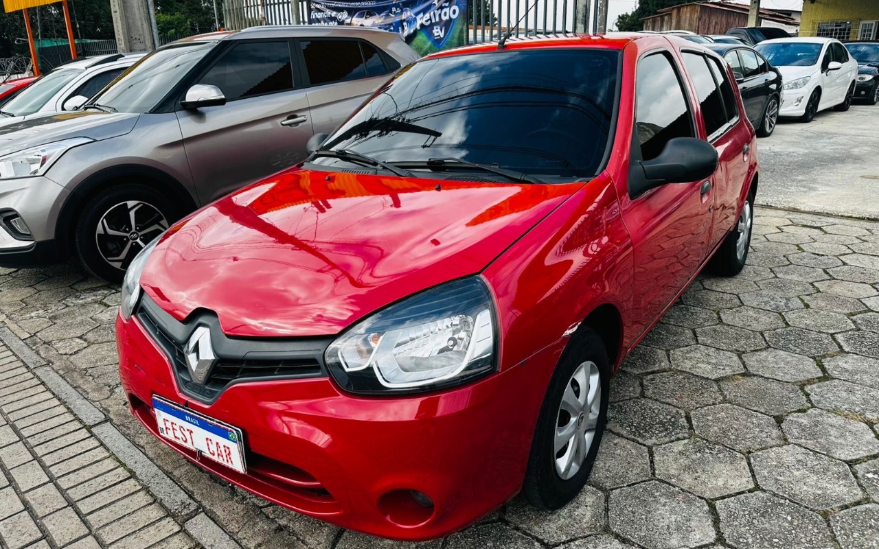 Renault Clio RL/ JP/Auth.1.0/1.0 Hi-Power 16V 5p na cor Vermelho em Pinhais / PR - 1786606