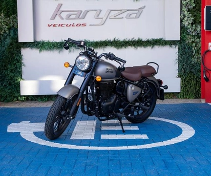 Royal Enfield Classic 350 Chrome 2024 Cinza — foto 1 de 3