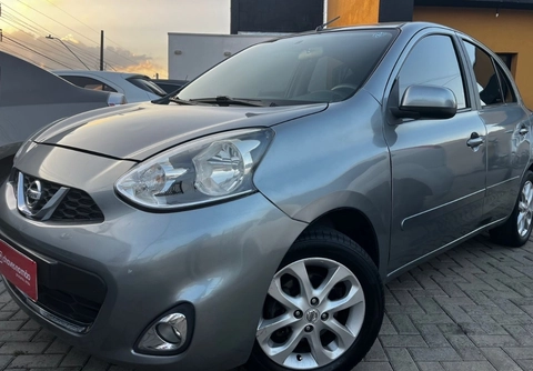 Nissan MARCH 1.0 16V Flex Fuel 5p 2015 Cinza — foto 1 de 3